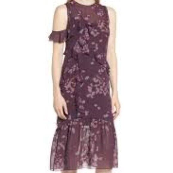 Lewit Jacquard Ruffle Dress - Picture 2 of 9